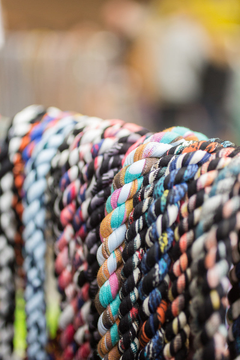 Looper Upcycled Fabric Rope Dog Toys