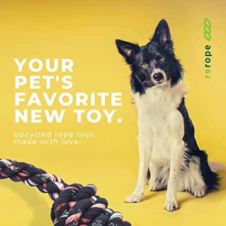 Looper Upcycled Fabric Rope Dog Toys