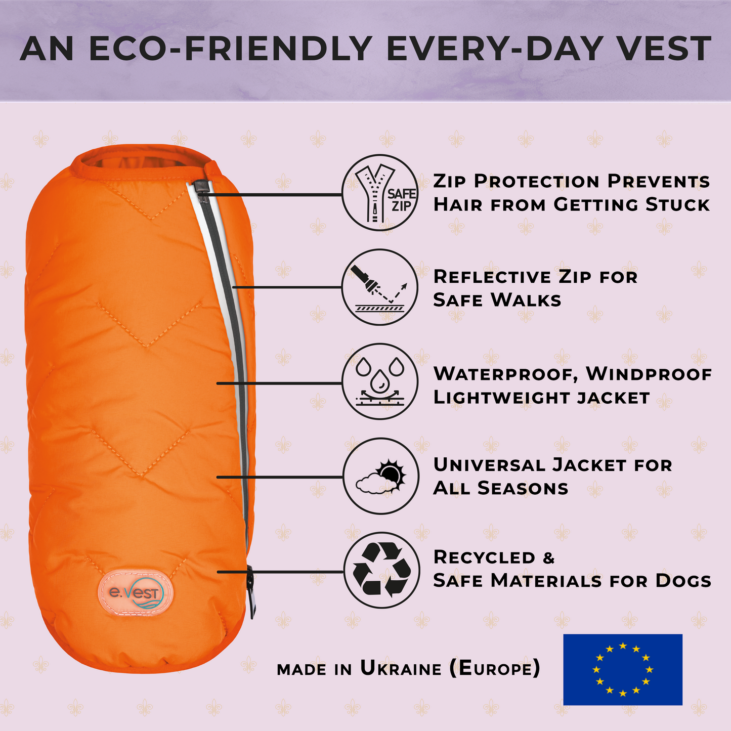 Eco Friendly Dog Jacket Vest