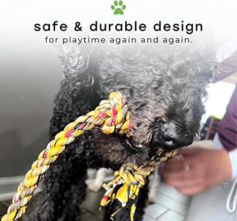 Looper Upcycled Fabric Rope Dog Toys