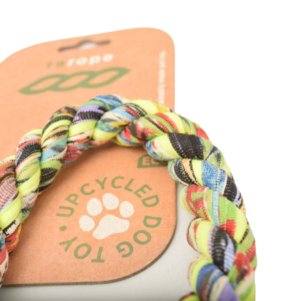 Looper Upcycled Fabric Rope Dog Toys