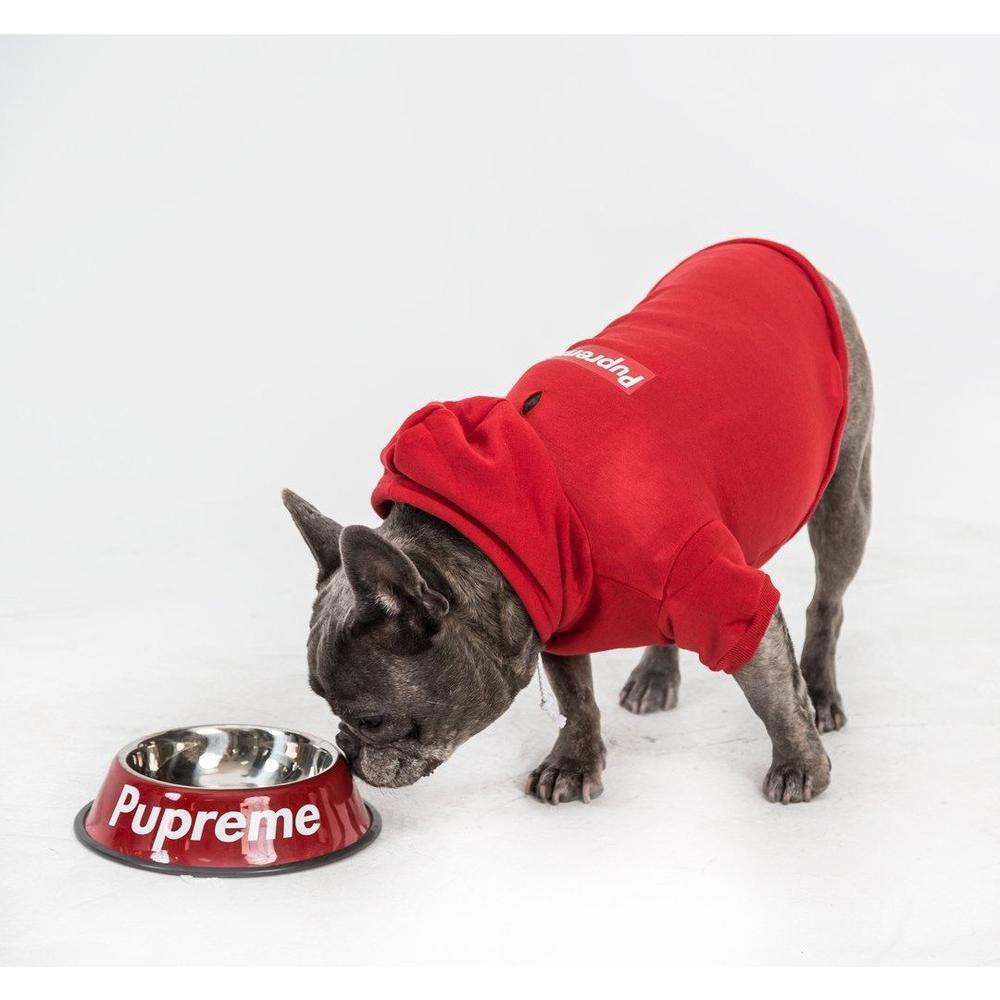 Pupreme Box Logo Dog Hoodie
