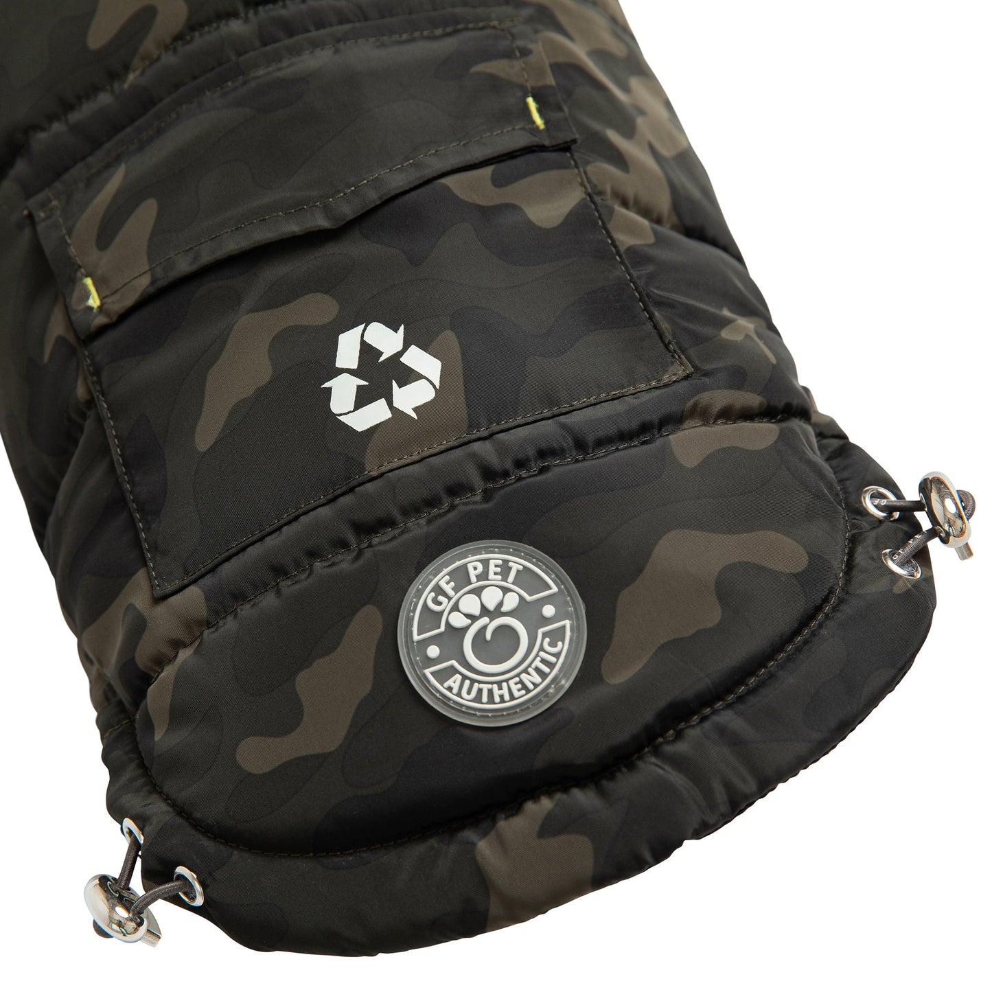 Recycled Parka Dog Jacket Camouflage