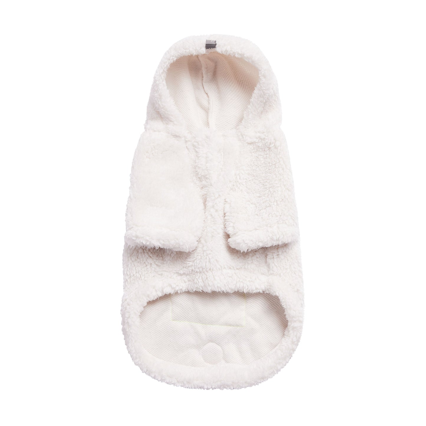 Soft Sherpa Fleece Hoodie - White