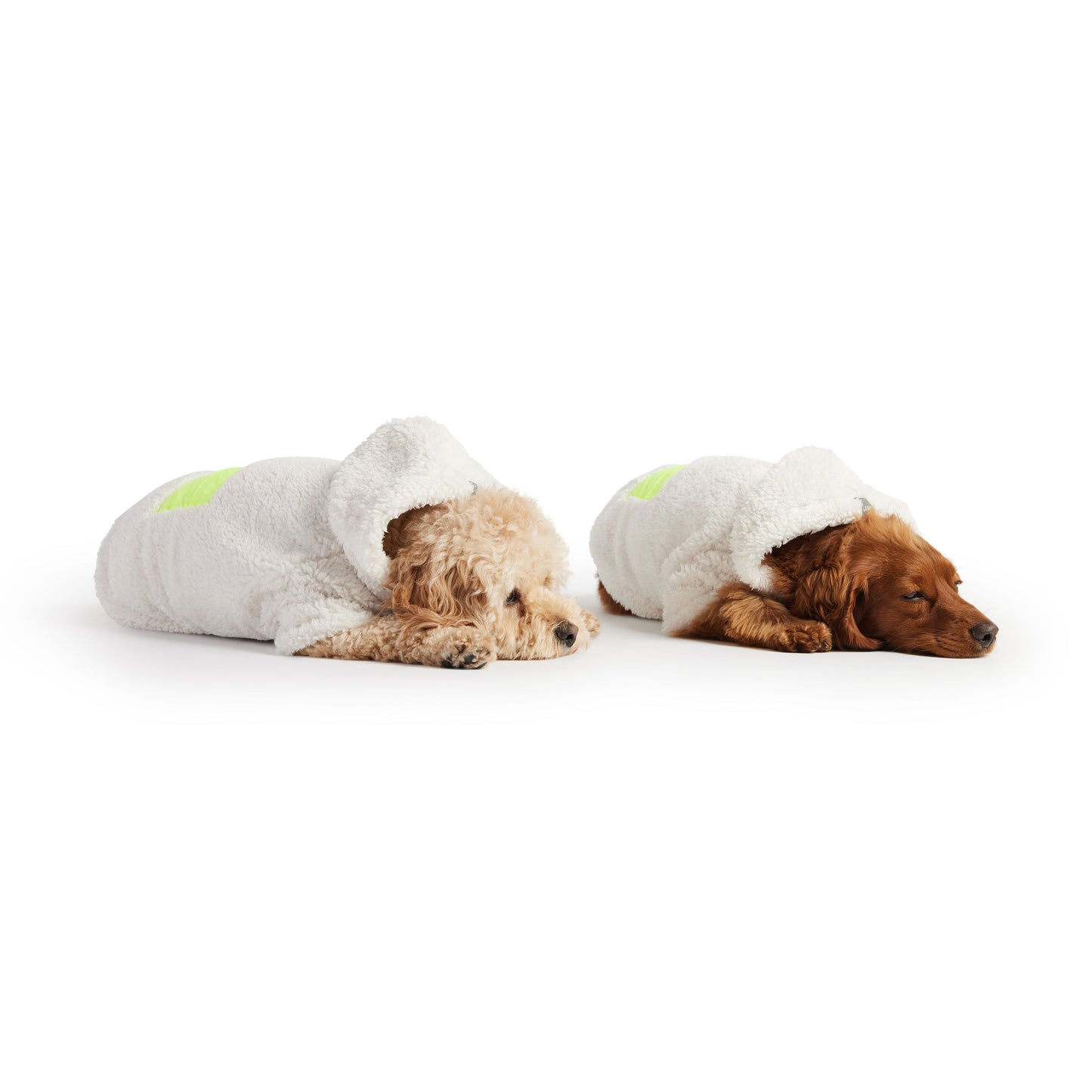 Soft Sherpa Fleece Hoodie - White