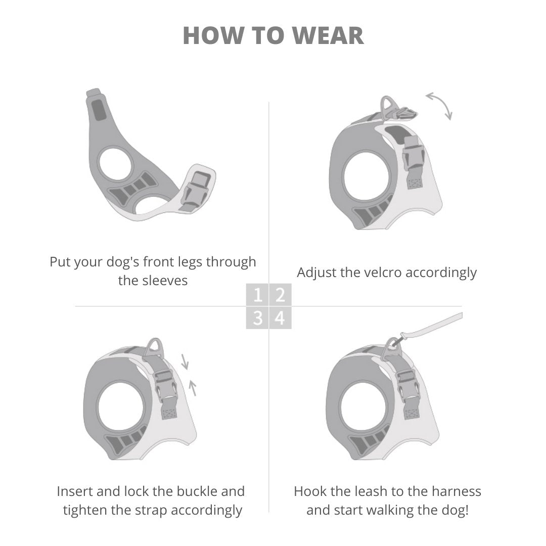 Air Fly Dog Harness
