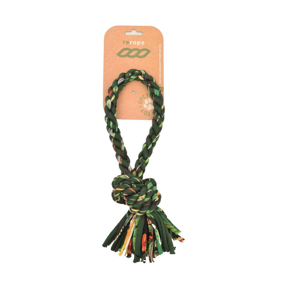 Looper Upcycled Fabric Rope Dog Toys