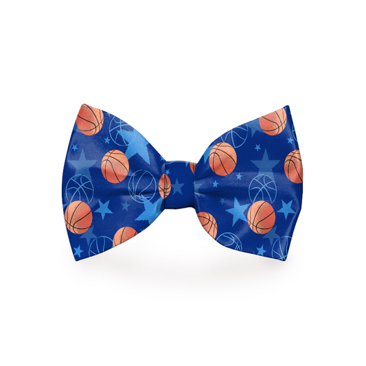 Dog Bow Tie Basketball Sports Blue