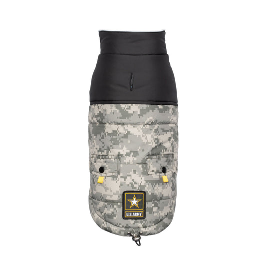 Dog Jacket US Army Camo