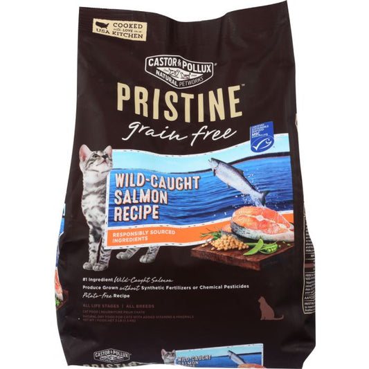 CASTOR & POLLUX: Pristine Grain Free Wild Caught Salmon Recipe, 3 lb