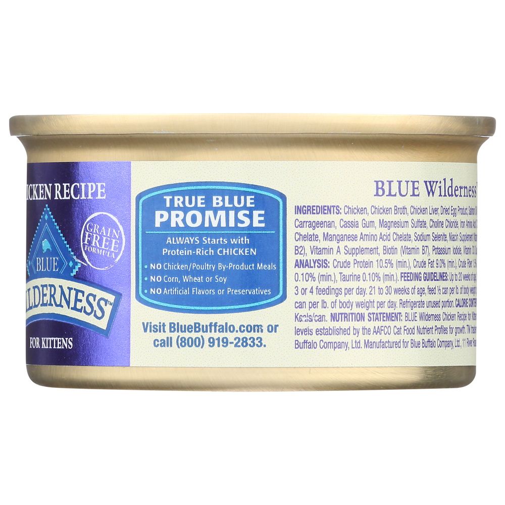 BLUE BUFFALO: Wilderness for Kittens Chicken Recipe