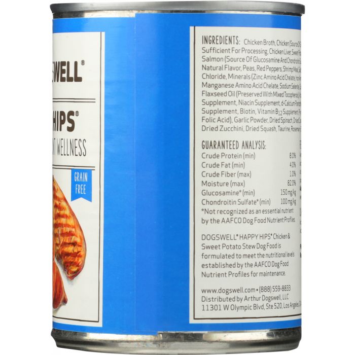 DOGSWELL: Happy Hips Dog Food Chicken and Sweet Potato, 13 oz