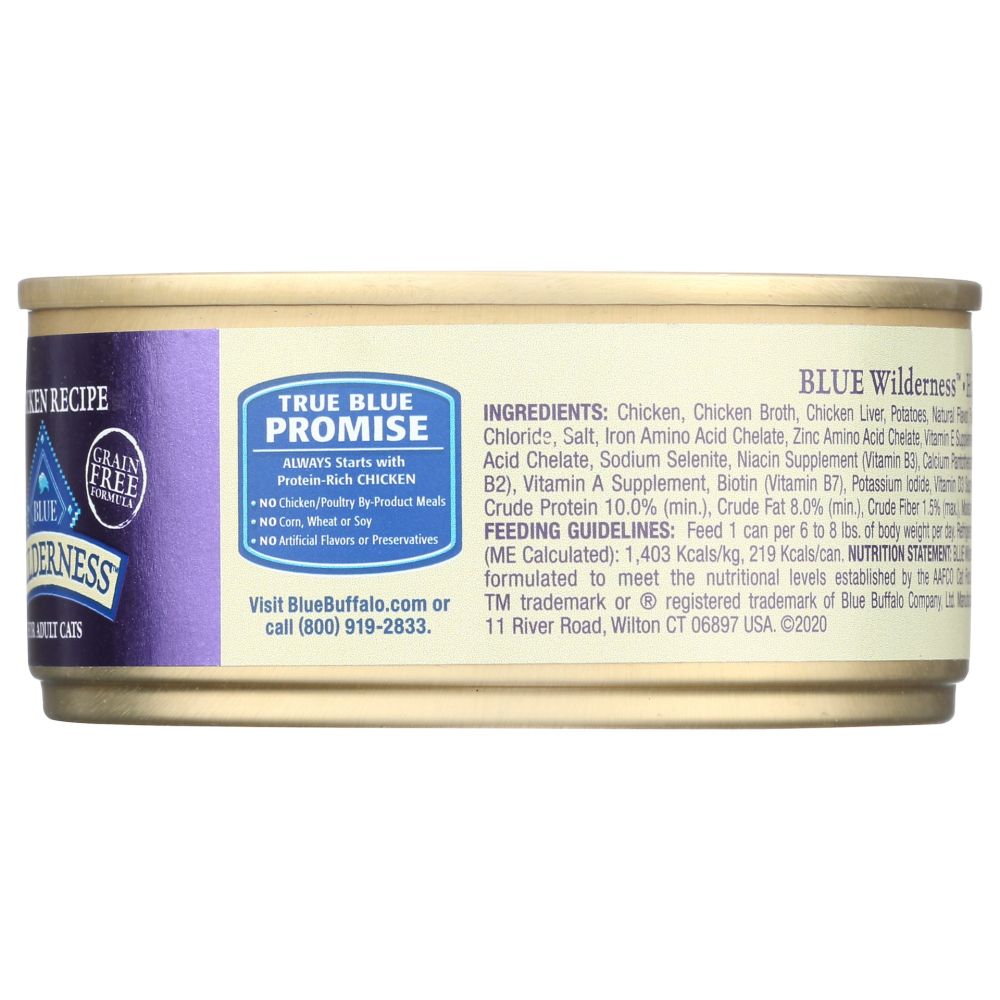 BLUE BUFFALO: Wet Cat Food Chicken Recipe For Adult Cat