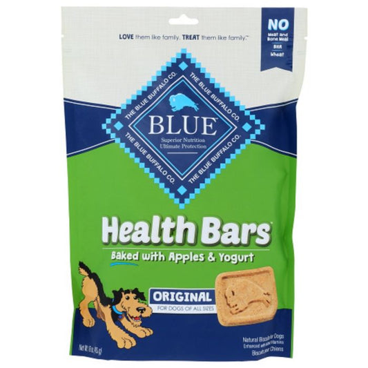 BLUE BUFFALO: Health Bars Baked with Apples and Yogurt Crunchy Dog Biscuits