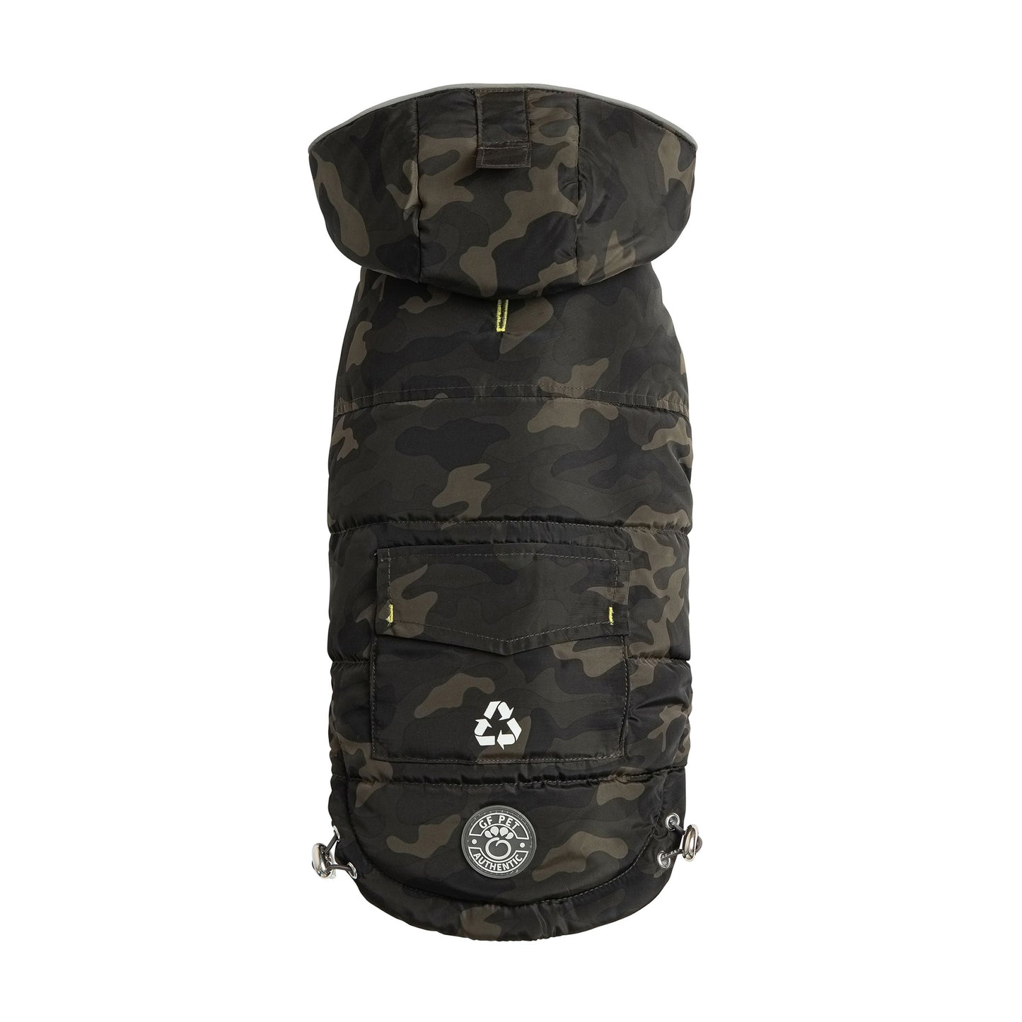 Recycled Parka Dog Jacket Camouflage