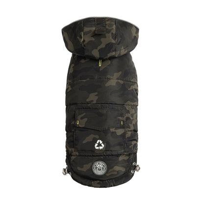 Recycled Parka Dog Jacket Camouflage