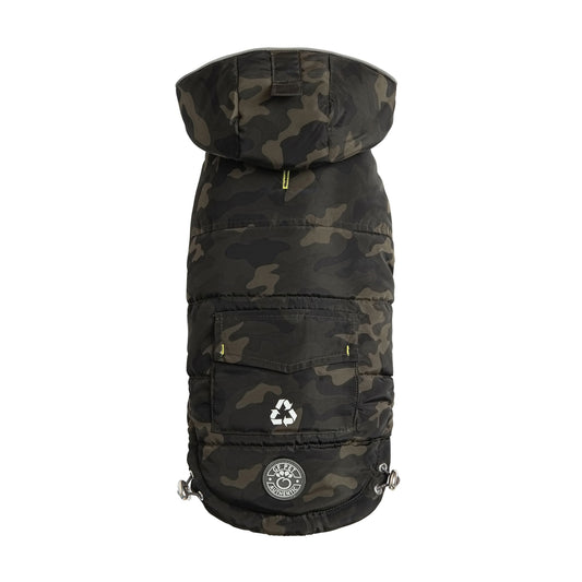 Recycled Parka Dog Jacket Camouflage