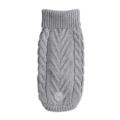 Chalet Dog Sweater Grey
