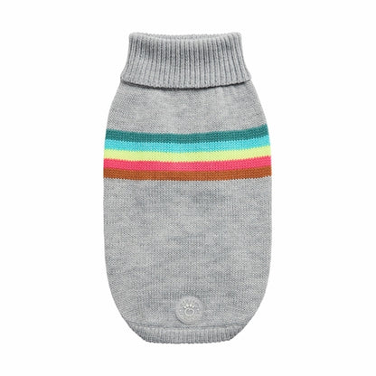Retro Dog Sweater Grey