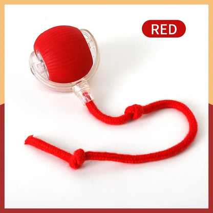 Smart Cat Toys Automatic Rolling Ball Fake Tail Rechargeable Electric