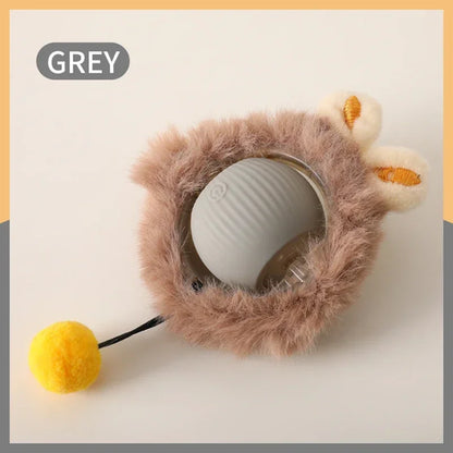 Smart Cat Toys Automatic Rolling Ball Fake Tail Rechargeable Electric
