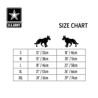 Dog Jacket US Army Camo