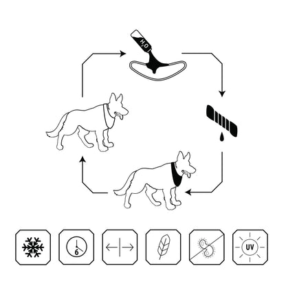 Dog Cooling Bandana US Army