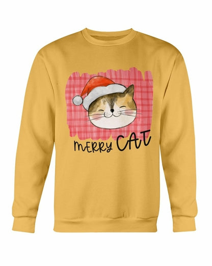 Merry Cat Christmas Sweatshirt