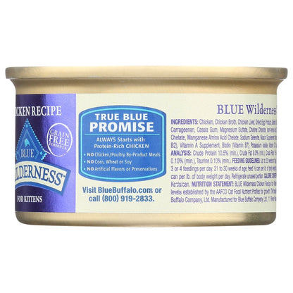 BLUE BUFFALO: Wilderness for Kittens Chicken Recipe