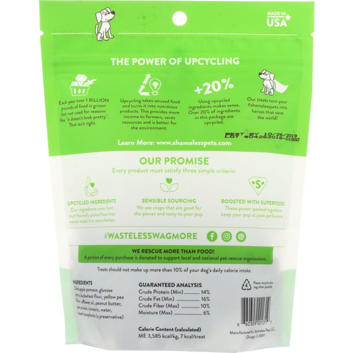 SHAMELESS PETS: Treat Dog Applenoon Delight, 5 oz