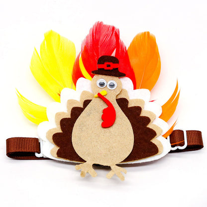 Thanksgiving Dog Bowtie